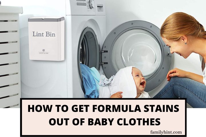 How to Get Formula Stains Out of Baby Clothes