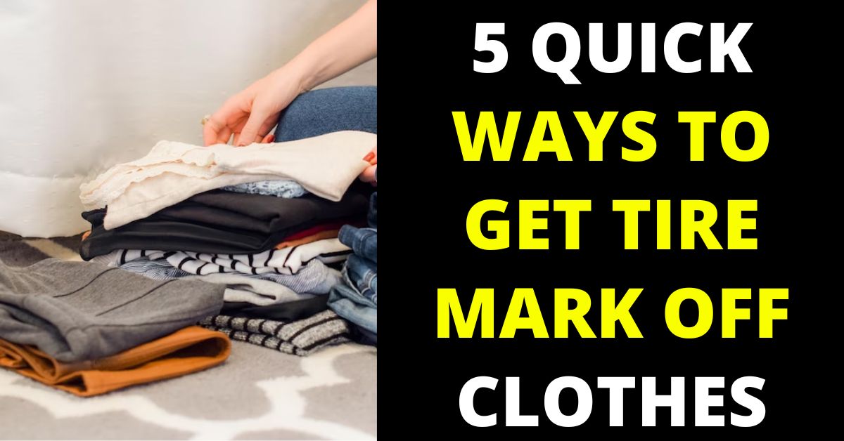 How to Get Tire Marks Off Clothes