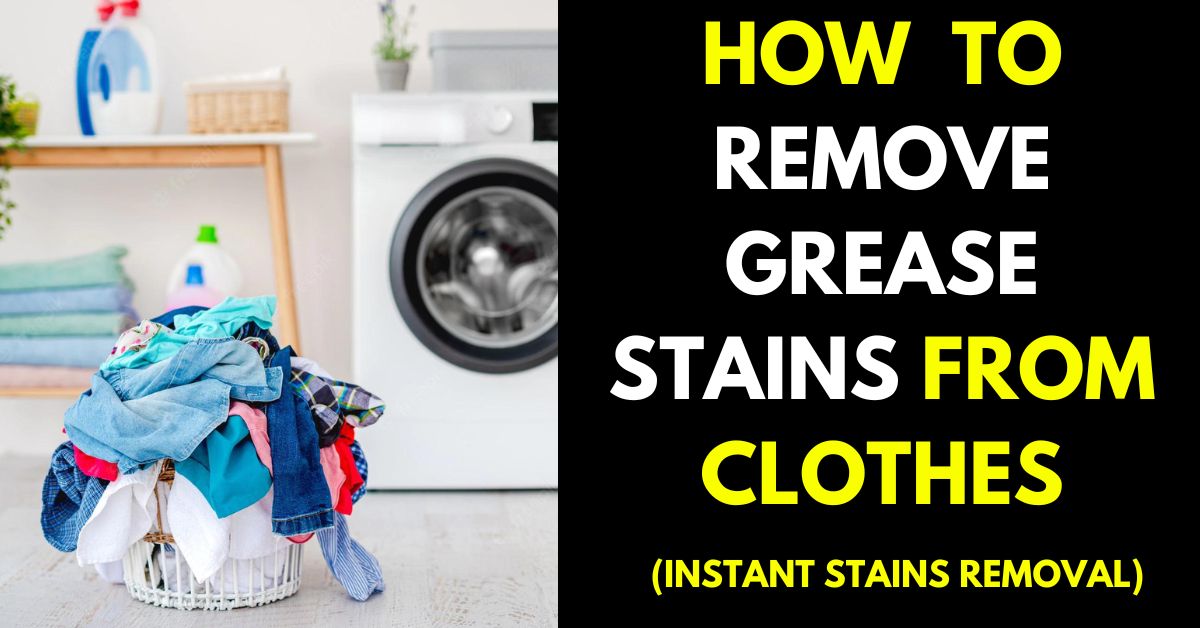How to Remove Old Grease Stains From Clothing