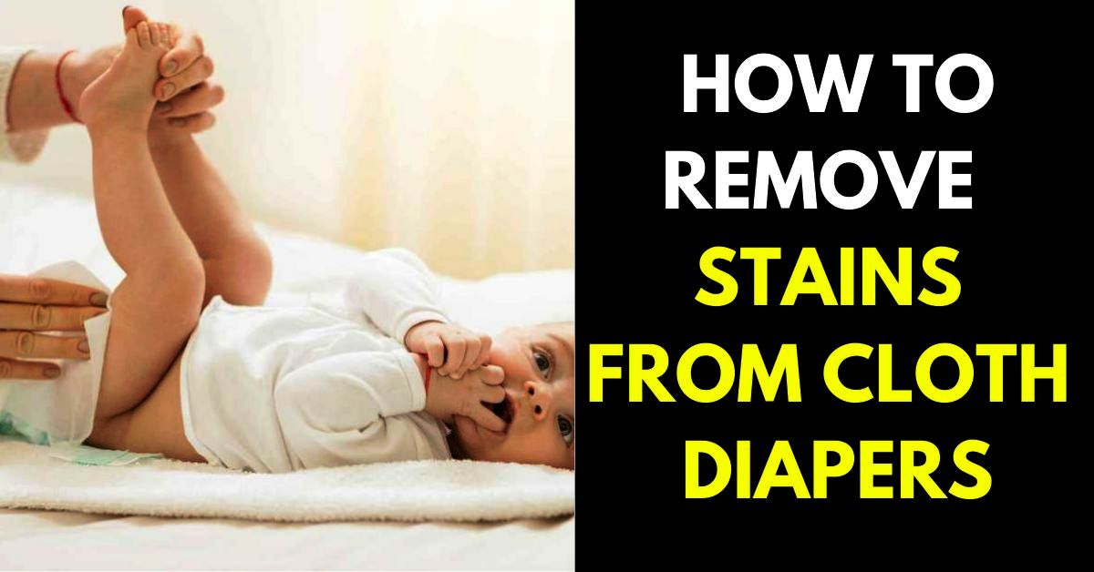 remove stains from cloth diapers 1