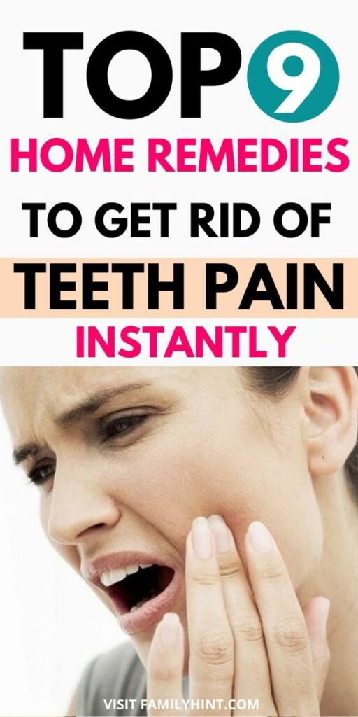 tooth pain relief remedies