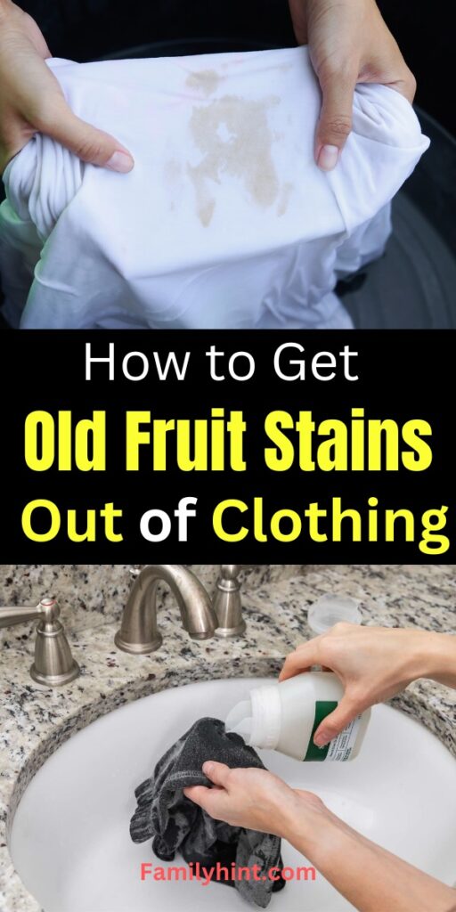 How to Remove Old Fruit Stains from Clothes 3