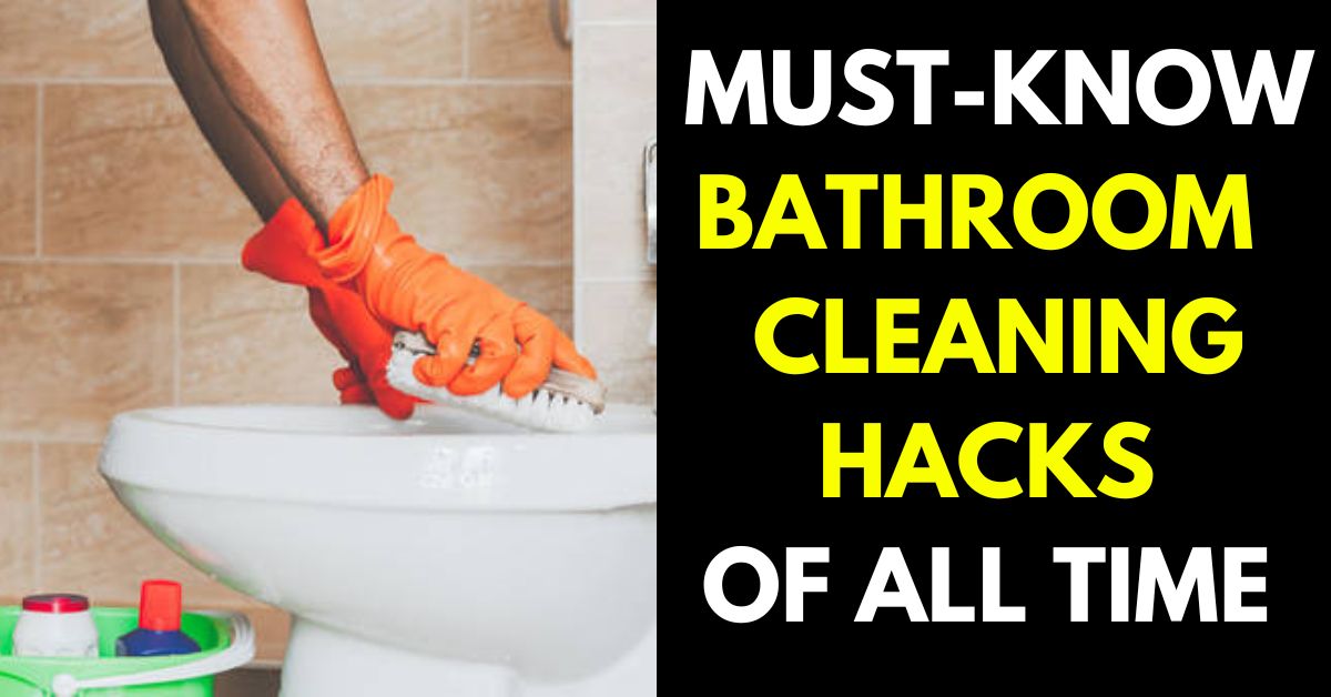 bathroom cleaning hacks