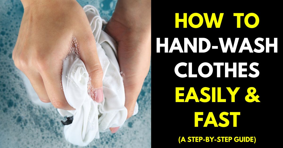How to Hand-Wash Clothes