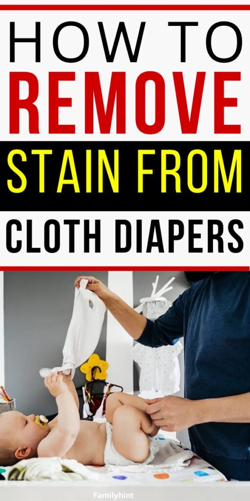 get stains out of cloth diapers