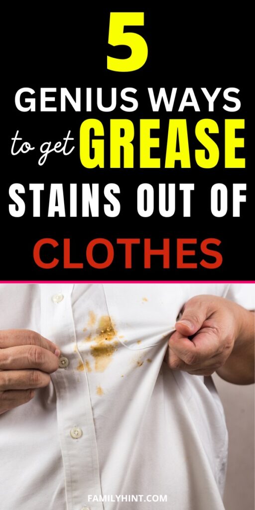 grease stains