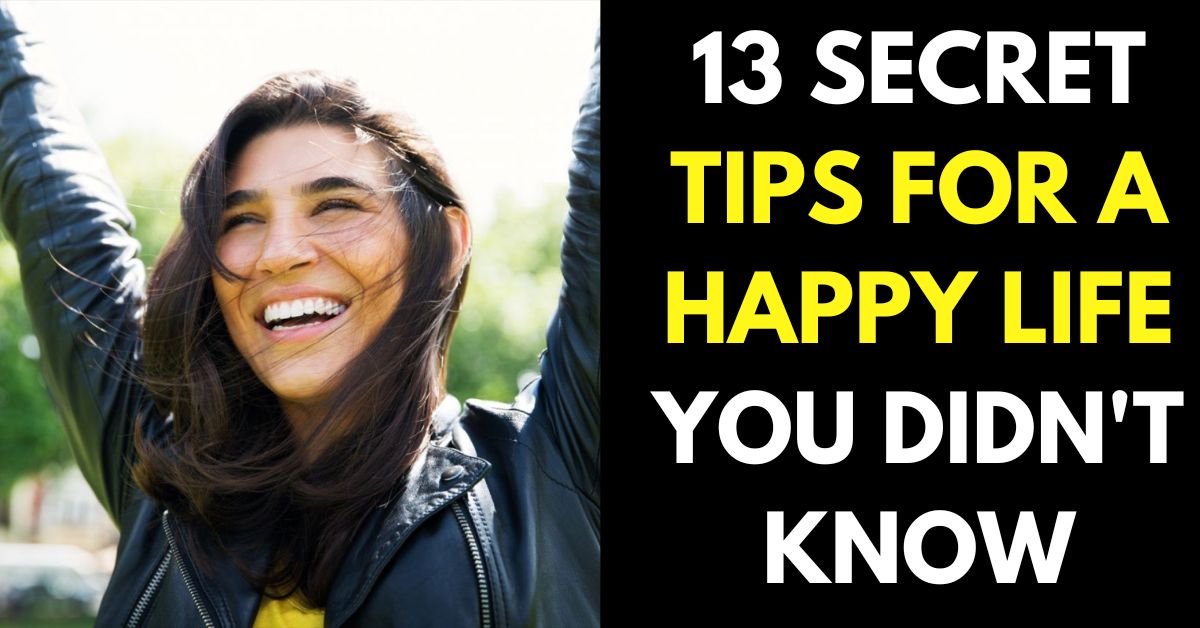 tips for happy life