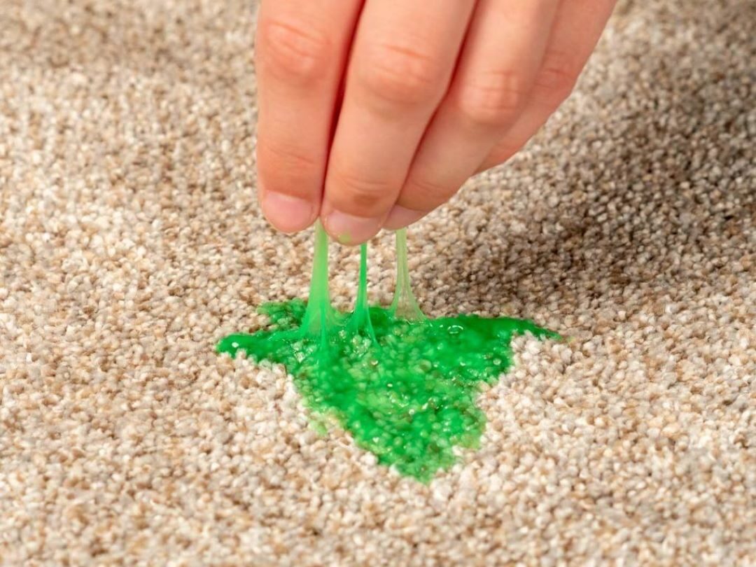 how to clean oobleck out of carpet