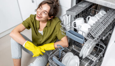 clean a dishwasher